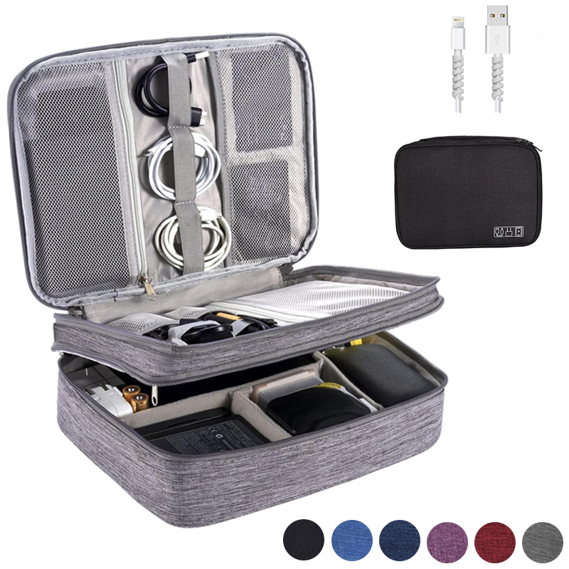 Electronics Gadgets Bag - Tas Penyimpanan Digital Portabel Gadget USB