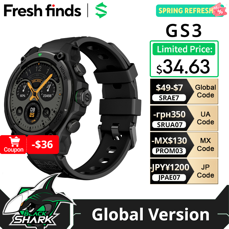 Electronics Quiz - [World Premiere] Jam Tangan Pintar Blackshark
