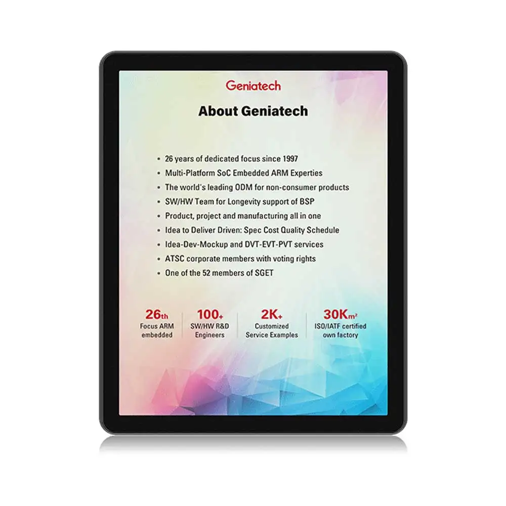 Geniatech E-reader Warna 10 In - E-Ink Tablet Reader ulasan dan harga