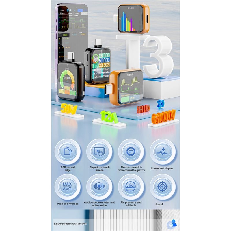 A20F-T3 USB Tester Pengukur De - Electronics Quiz ulasan dan harga