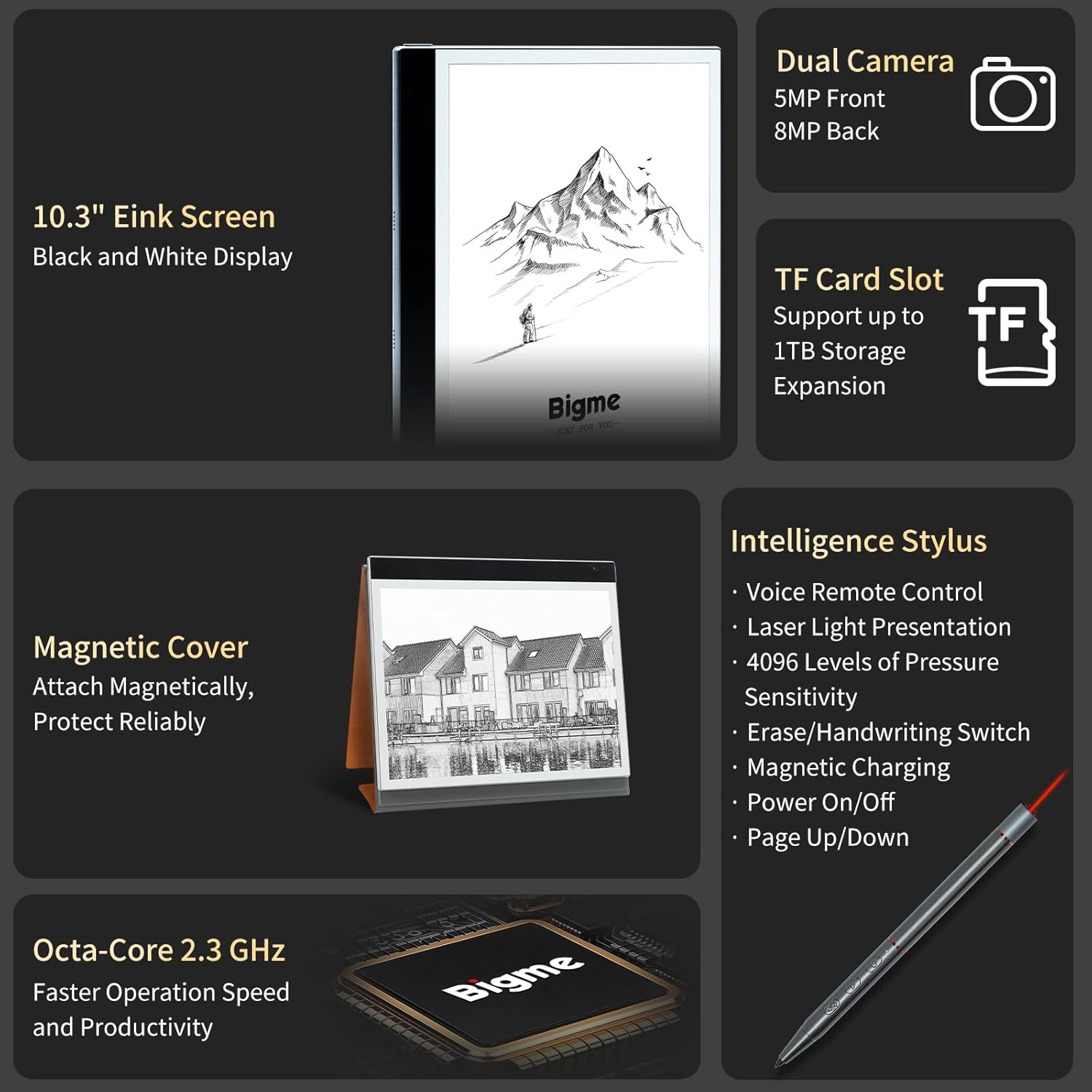 Tablet E-Ink 10,3 inci 4G 64GB - E-Ink Tablet Reader ulasan dan harga