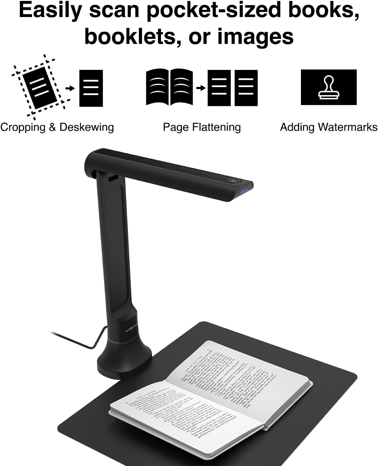 Kamera Dokumen VIISAN DB8401 1 - Document Camera Visualizer ulasan dan harga