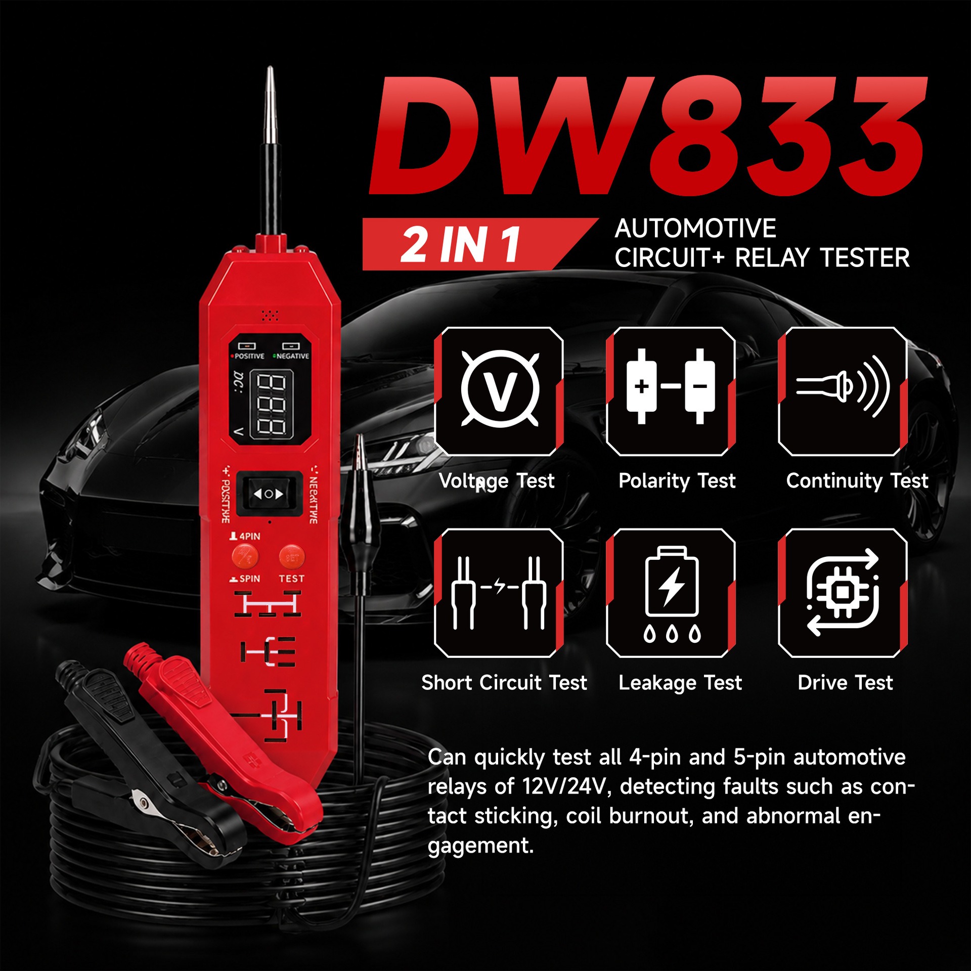 Penguji Sirkuit Listrik Otomot - Electronics Quiz ulasan dan harga