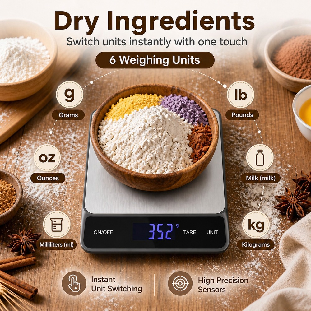 Timbangan Dapur Digital Tahan  - Kitchen Electronics Gadgets ulasan dan harga